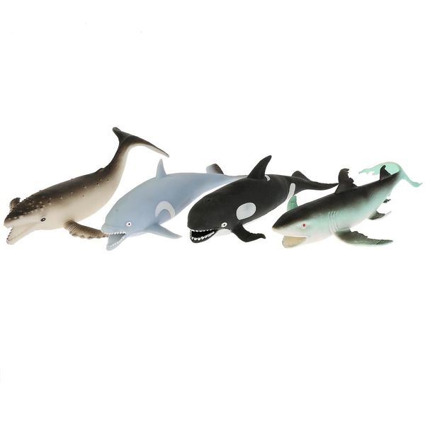 Игрушка пластизоль тянучка Играем вместе акула 20см 4асс. в дисплее уп-24шт в кор.5уп
