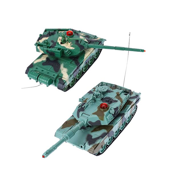 Танковый бой ZTZ-96A против M1A2 (2 танка Р/У 1:32, аккумул. в кор. 34x19 см) (арт. 6129)