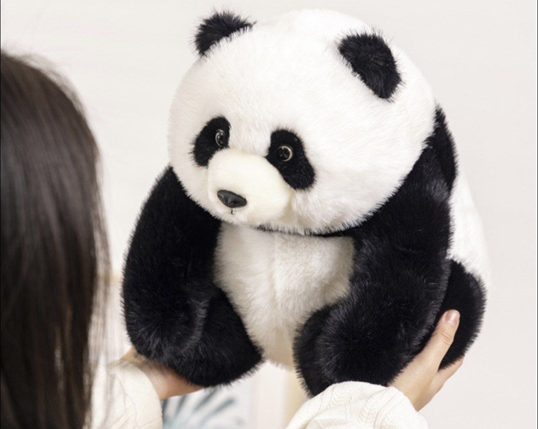 Мягкая игрушка Панда ,цвет черный,28см