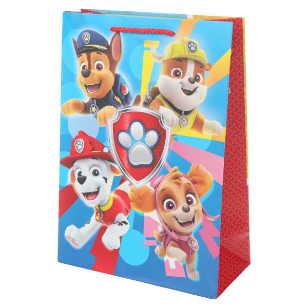 Пакет подарочный МАТОВЫЙ ml,супер щенки,140 гр/м2 ЧУДО ПРАЗДНИК PML-109930-PW (120)