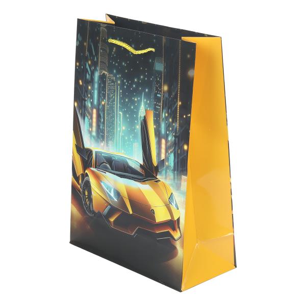 Пакет подарочный глянцевый ml, авто ламб,140 гр/м2 ЧУДО ПРАЗДНИК PML-127533-LMB