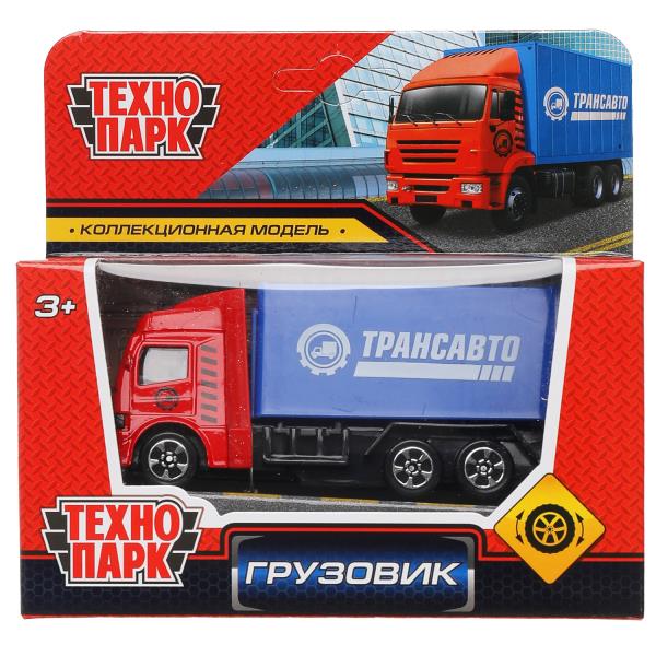 Машина металл ГРУЗОВИК 10,5 см, красный, кор. Технопарк 1710I148-R