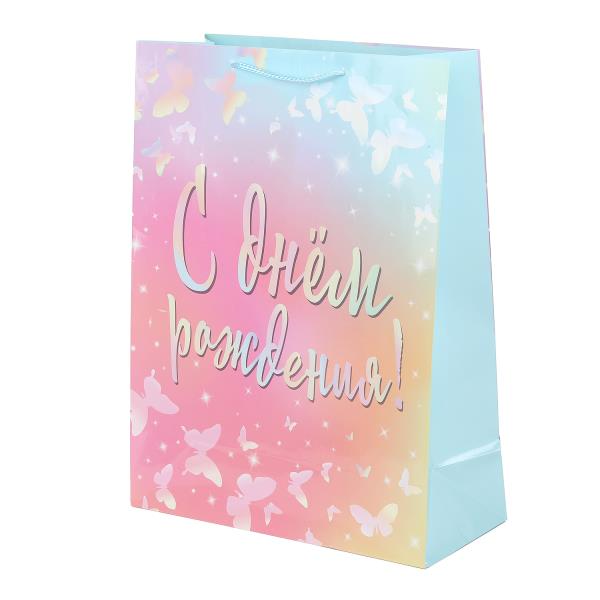 Пакет подарочный глянцевый ml, 22*31*10 см ЧУДО ПРАЗДНИК PML-104461-HB5 (120)