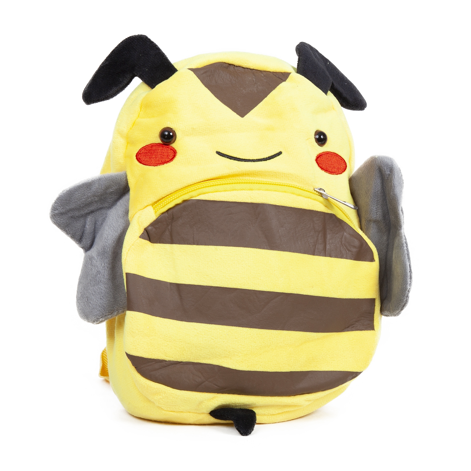 Рюкзак детский Весёлая пчёлка (19х8х23 см, ткань полиэстер, жёлто-чёрный) (Вид 1)