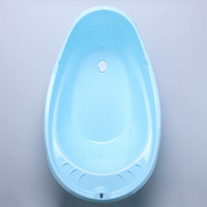 Ванночка со сливом 85 см., Буль-Буль, цвет голубой, ковш МИКС 4407119 (Фото 2)