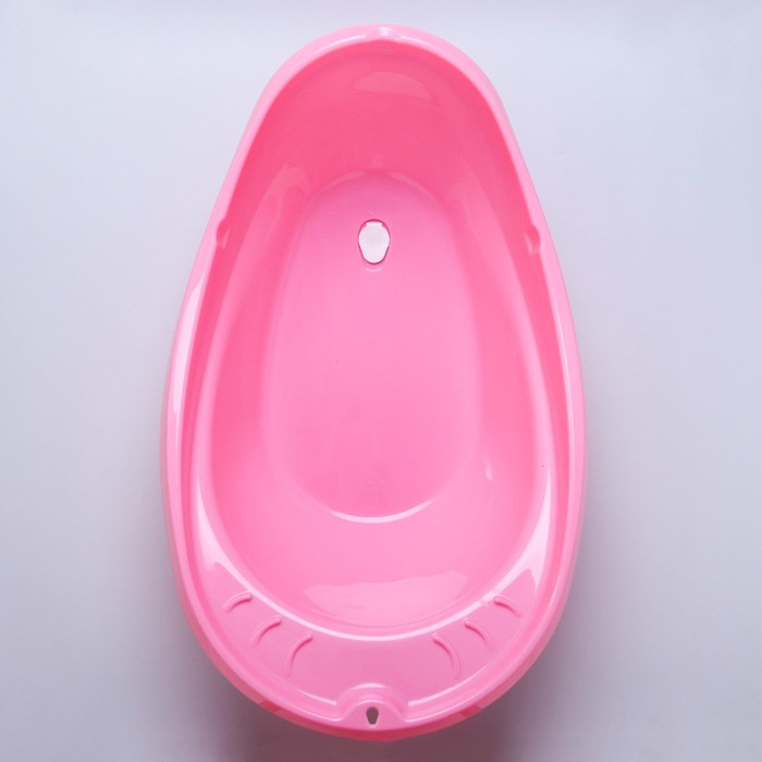 Ванночка со сливом 85 см., Буль-Буль, цвет розовый, ковш МИКС 4407121 (Вид 2)