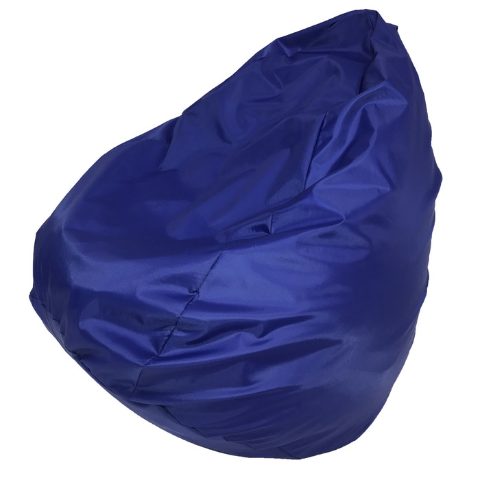 Кресло-мешок «Юниор», ширина 75 см, высота 100 см, синий, плащёвка   4573625 (Вид 1)