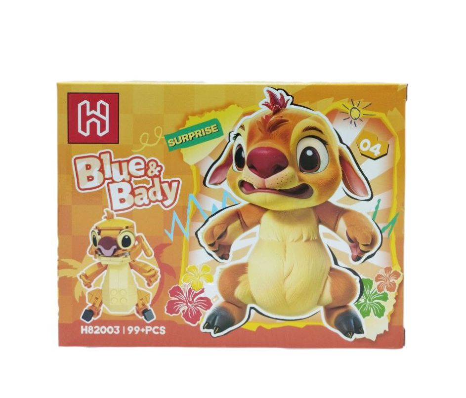 Конструктор блочный Стич арт.H82003/4