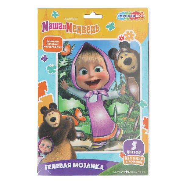 Мозайка гелевая Маша и Медведь МУЛЬТИ АРТ в кор.100шт