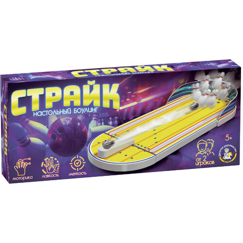 Игра Настольный боулинг. Страйк Aктив time арт.70040