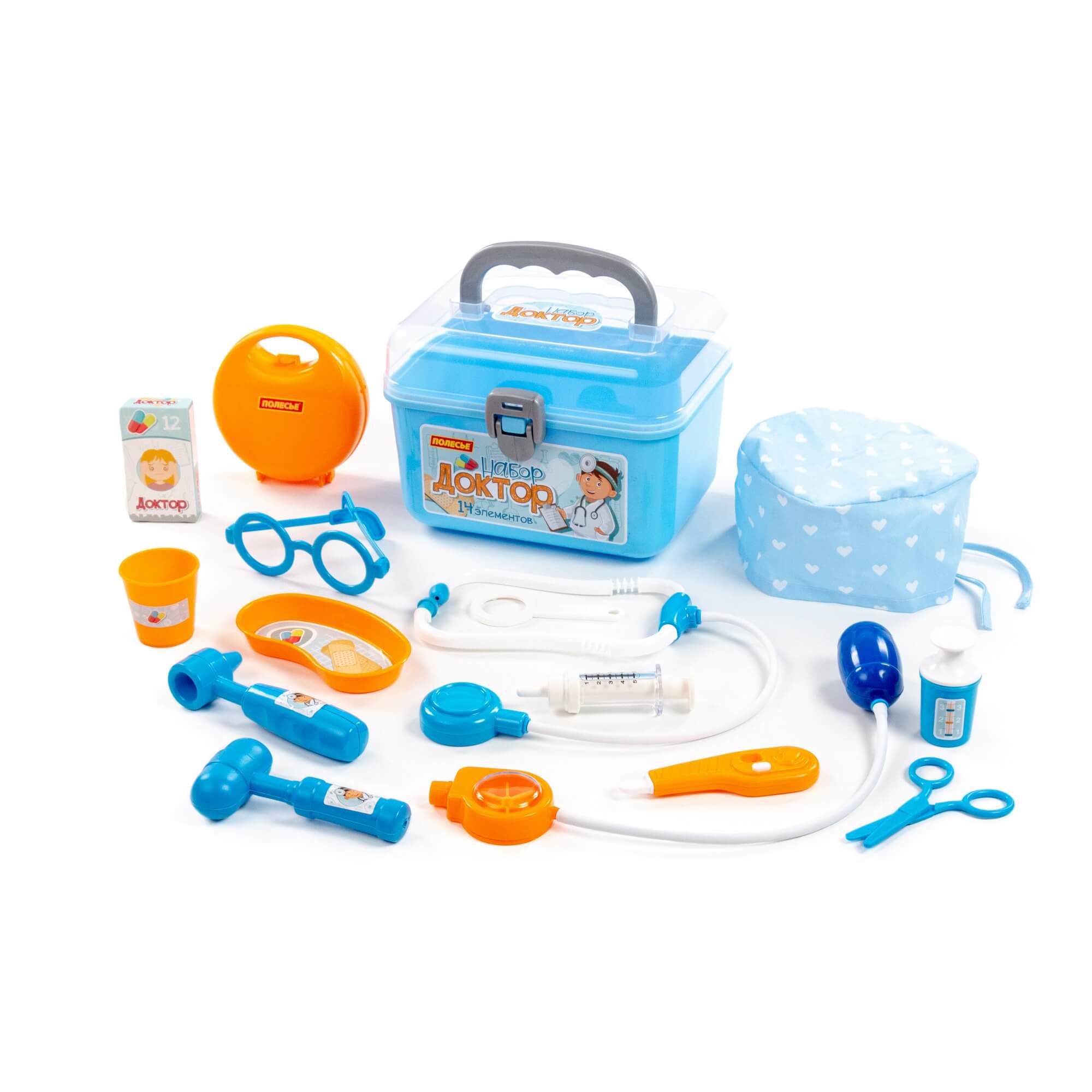 арт 92434, Набор Доктор №15 (14 элементов) (в чемоданчике)