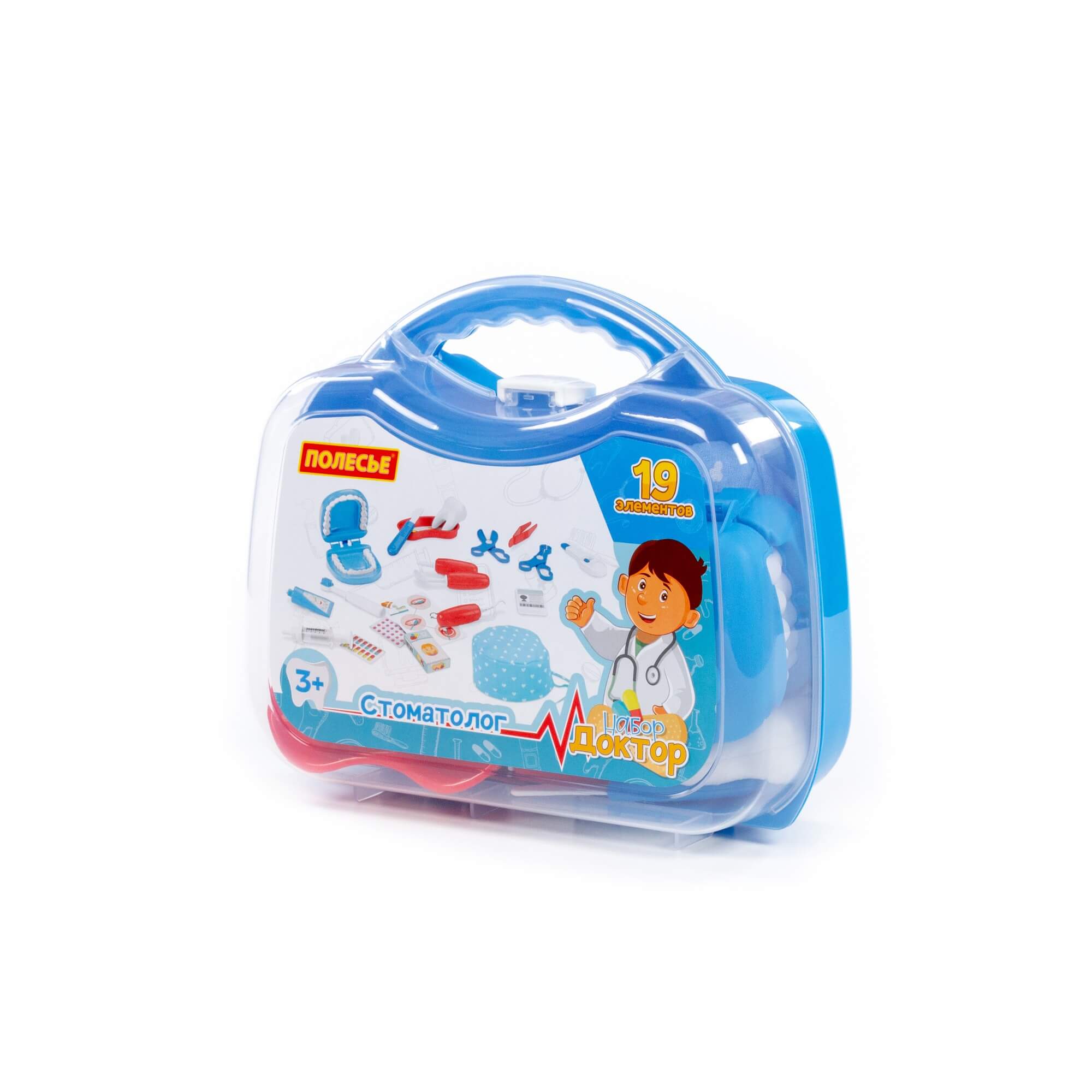 арт 74963, Набор Доктор №23 Стоматолог (19 элементов) (в чемоданчике среднем) (Вид 2)