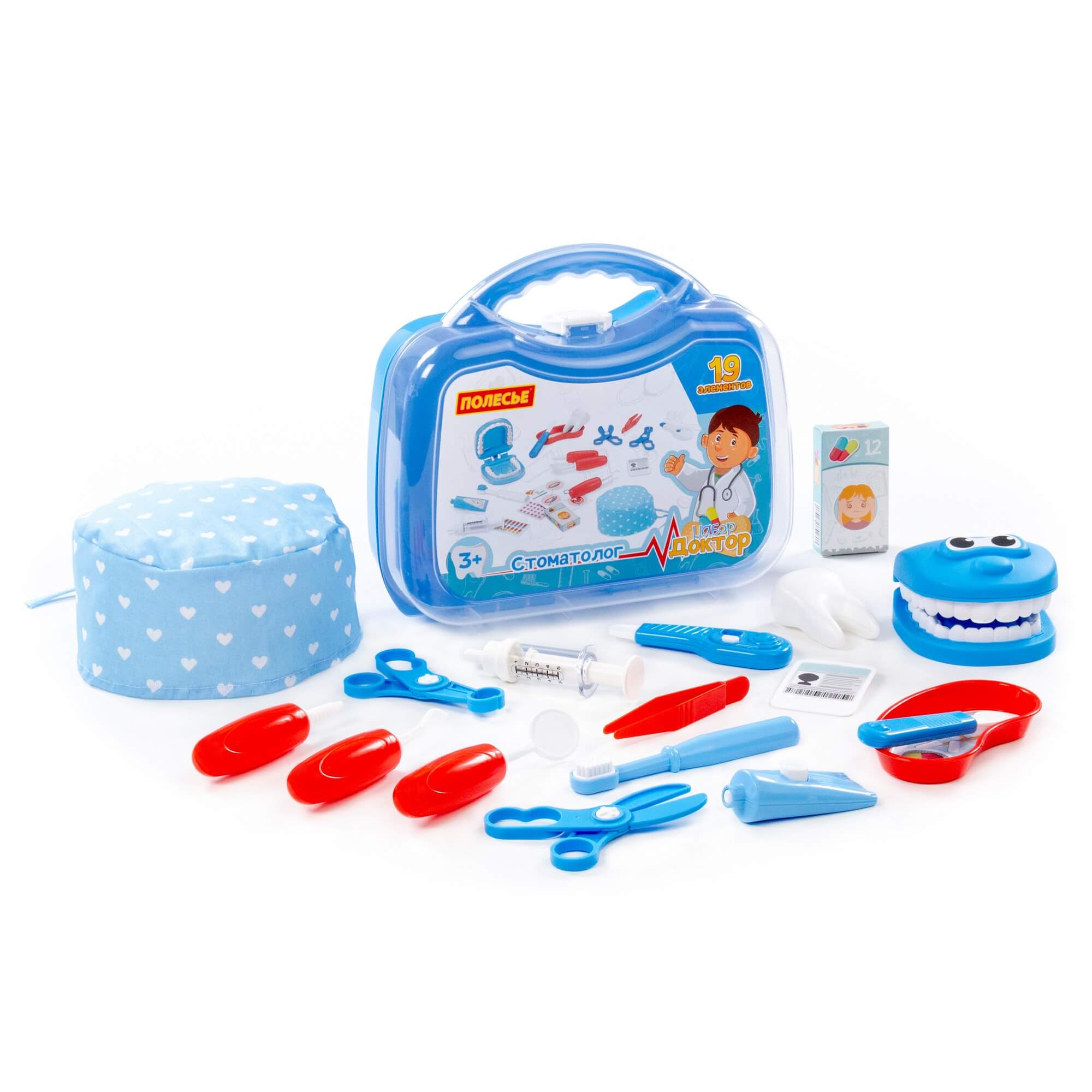 арт 74963, Набор Доктор №23 Стоматолог (19 элементов) (в чемоданчике среднем)