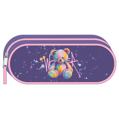 Пенал 210*80*45 ArtSpace Bear, корпусный, полиэстер