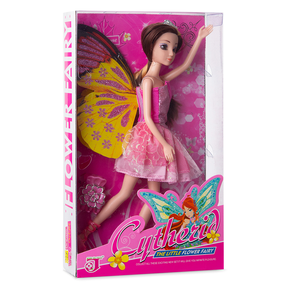 Кукла Цветочная волшебница (28,5 см, аксесс., желто-розовый) (10702030/020913/0063493/1, КИТАЙ)
