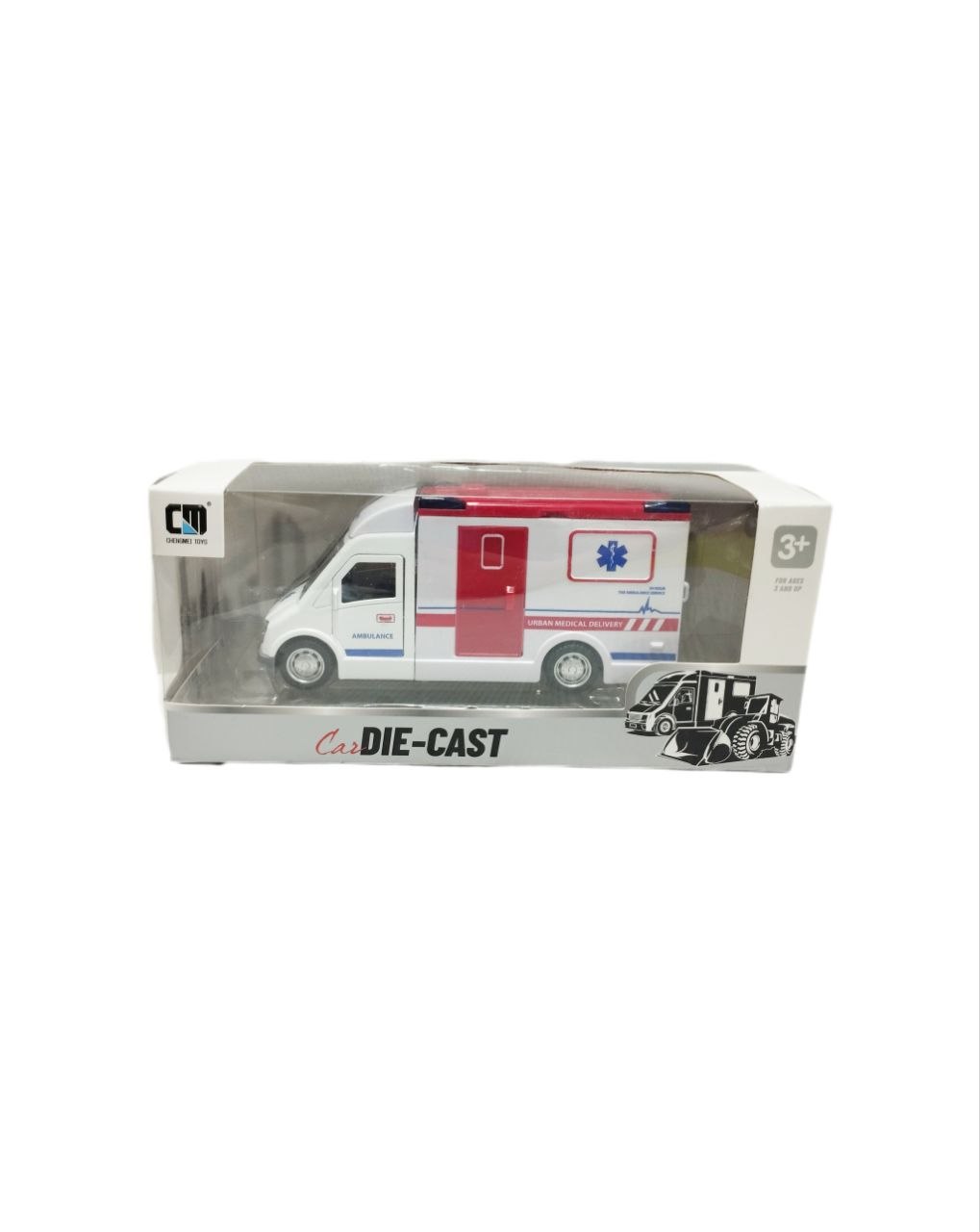 Машина металл Скорая помощь арт.CLM-63K