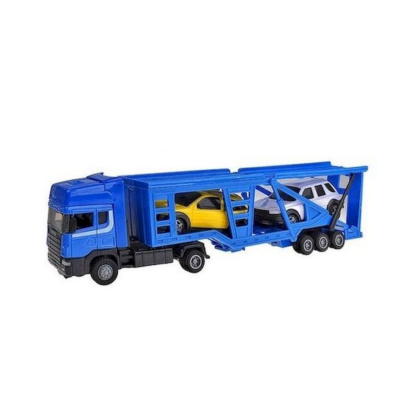 маш SCANIA CAR TRUCK автовоз с 2-мя машинками 1:48