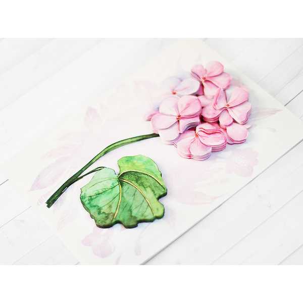 Папертоль Paperlove «Розовая гортензия», F0602, 15х20 см (Вид 1)