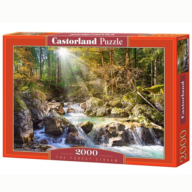 Пазл 2000 Лесной ручей С-200382 Castor Land