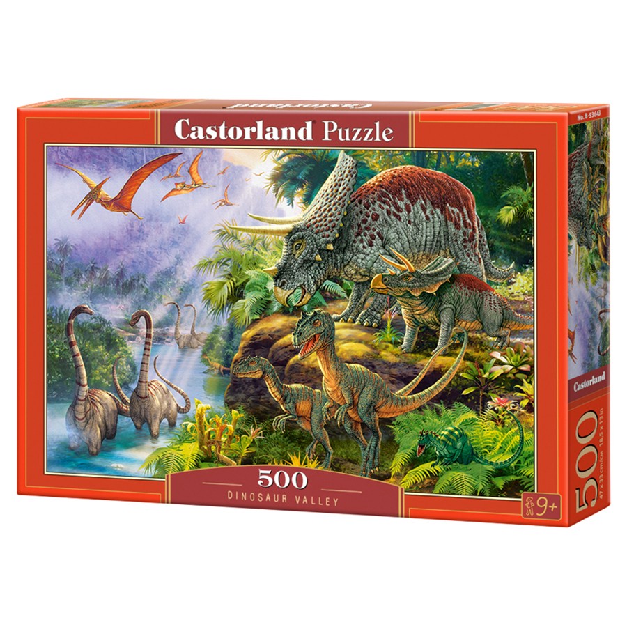 Пазл 500 Долина динозавров В-53643 Castor Land (Вид 1)