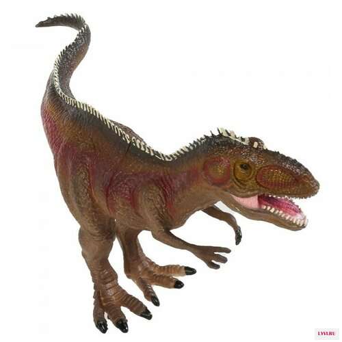Игрушка пластизоль динозавр тиранозавр 28*14,5*11 см ИГРАЕМ ВМЕСТЕ в кор.2*36шт