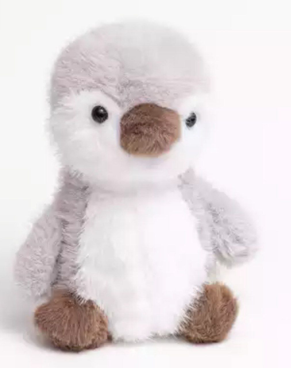 Мягкая игрушка пингвин, цвет серый 30 см