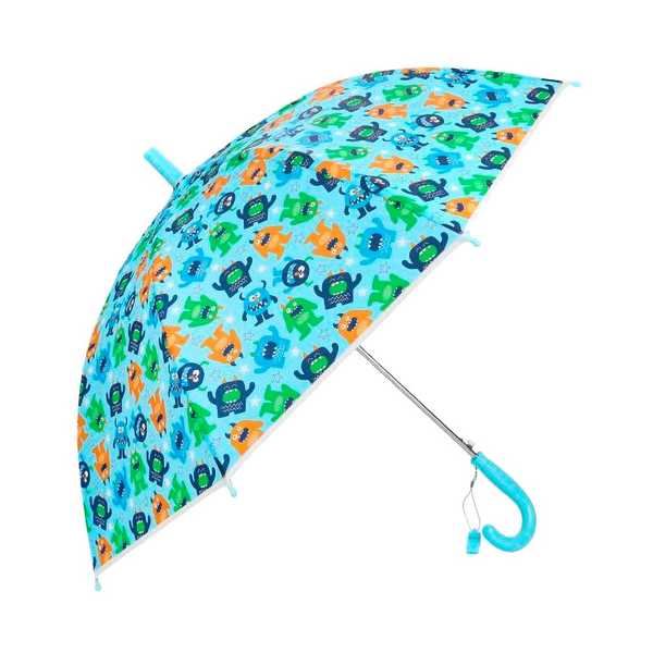 Зонт детский Монстрики,  48см, свисток, полуавтомат