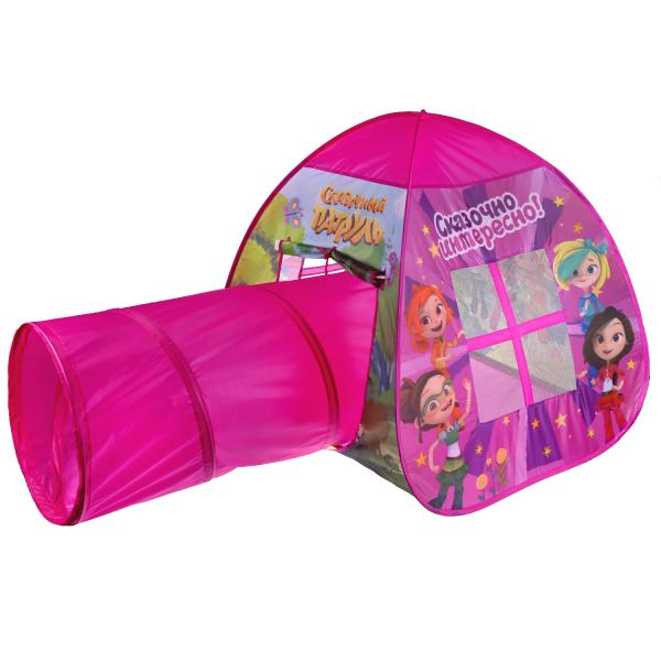 Палатка детская игровая СКАЗОЧНЫЙ ПАТРУЛЬ с тоннелем, 81x95x95,46x100см ИГРАЕМ ВМЕСТЕ GFA-TONSP01-R