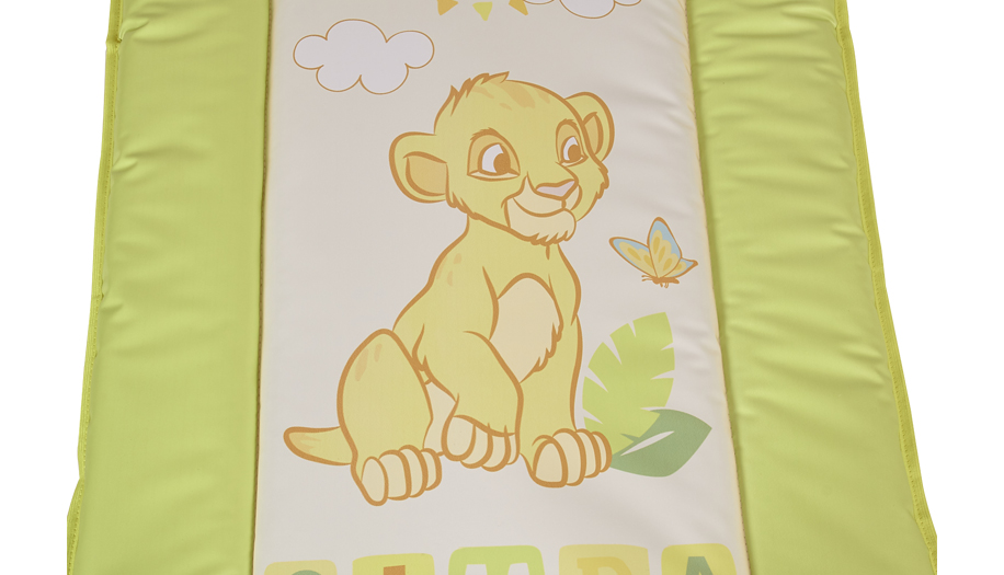 Доска пеленальная мягкая Polini Kids Disney baby Король Лев 70х50, салатовый (Вид 5)