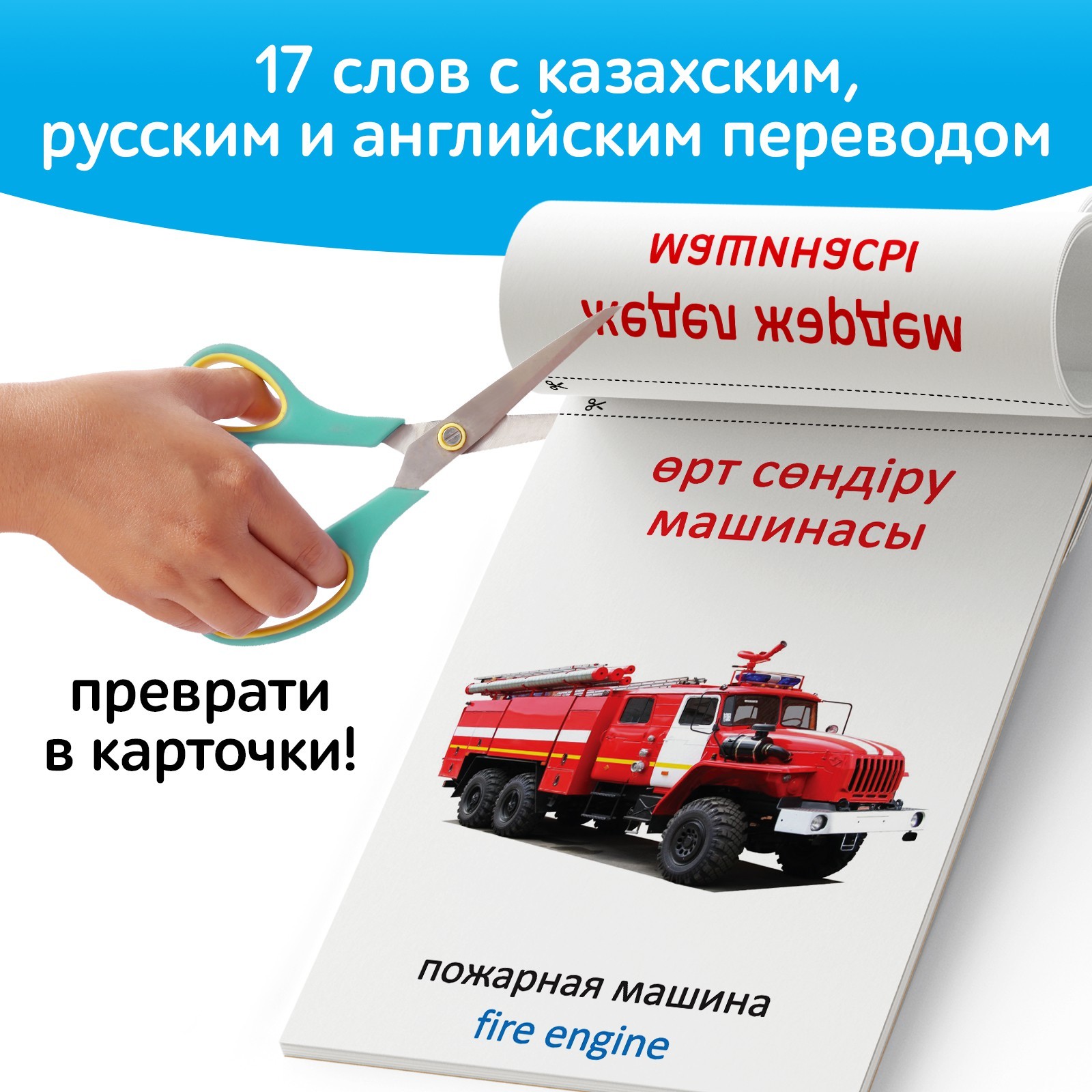 Книга по методике Г. Домана Транспорт, на казахском языке 9828794 (Вид 4)