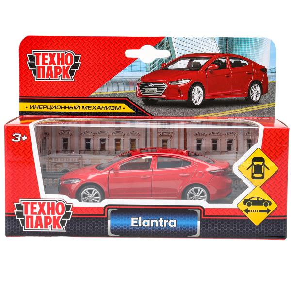 Машина металл HYUNDAI ELANTRA, 11,4 см, двери, инерция, кор. Технопарк 67701R (Вид 1)