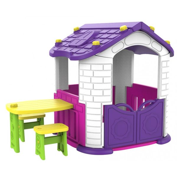 Игровой домик со столиком, цвет фиолетовый
