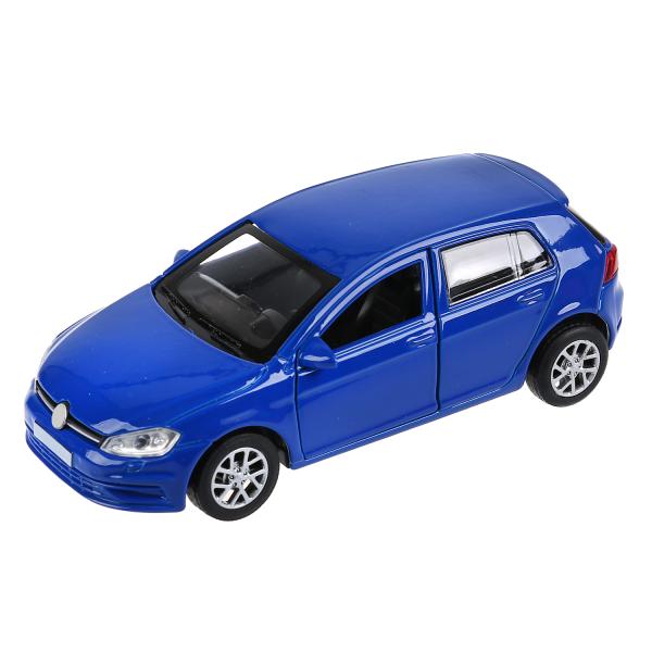 Машина металл СПОРТ, длина 12см, открыв. двери и багажник, инерц. в кор. Технопарк GOLF-S