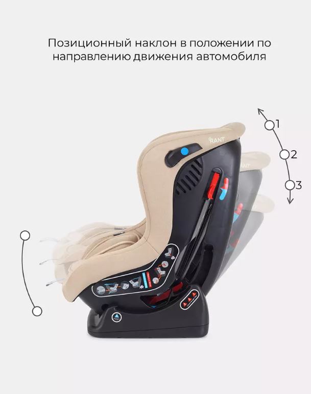 Автокресло RANT LB-777 Pilot Active Line (Beige) группа 0-1 (0-18 кг) (Вид 3)