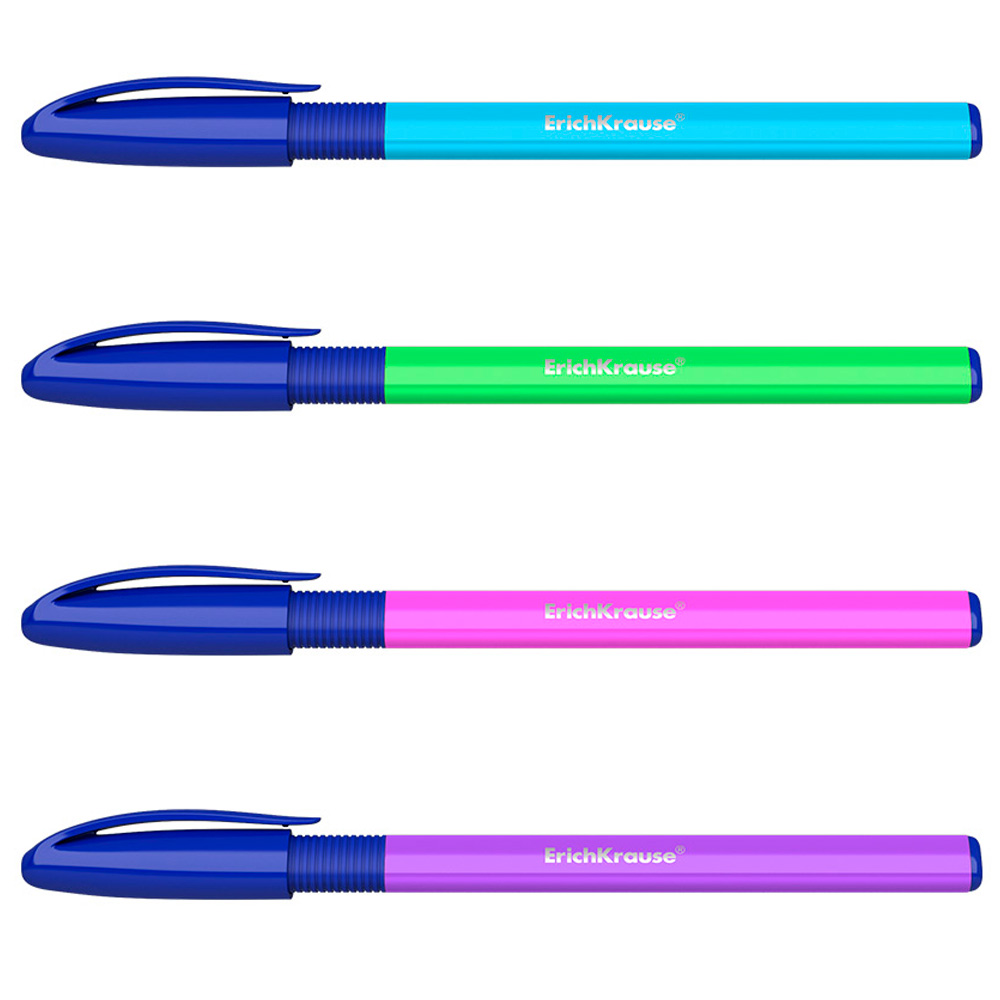 Ручка шарик синий U-109 Neon StickGrip 1.0, Ultra Glide Technology 47612 /Erich Krause/
