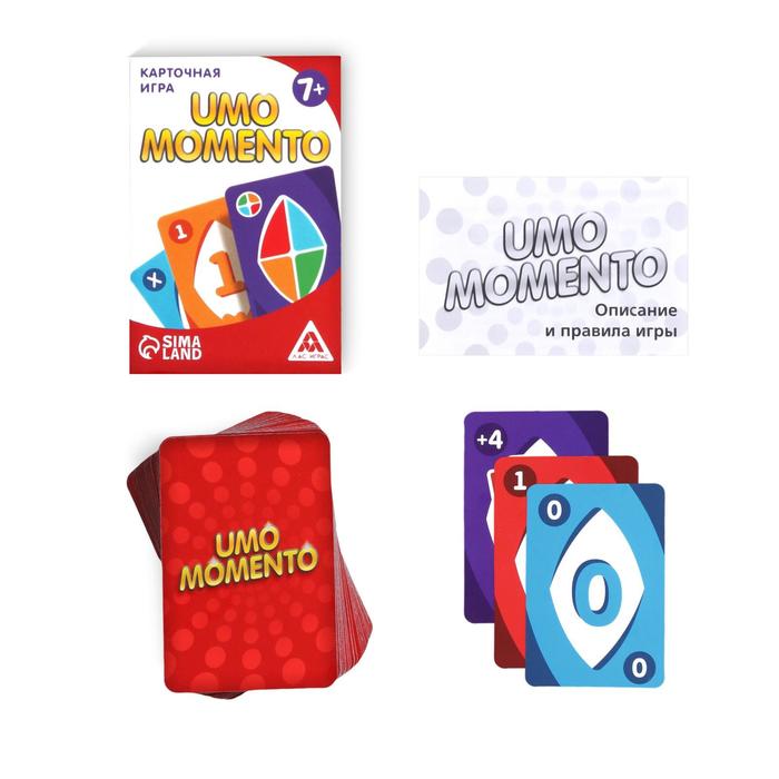 Карточная игра UMOmomento, 70 карт, 7+ 1320761 (Вид 3)