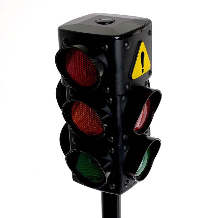 Светофор Главная дорога, высота 75 см, световые и звуковые эффекты   5388031 (Вид 4)