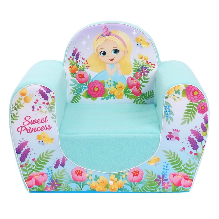 Мягкая игрушка-кресло Sweet Princess, цвет бирюзовый 4413161 (Вид 3)
