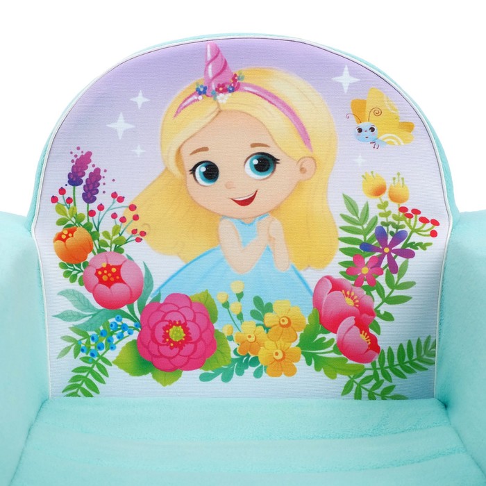 Мягкая игрушка-кресло Sweet Princess, цвет бирюзовый 4413161 (Вид 4)