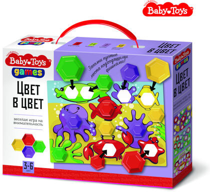 Игра настольная Цвет в цвет серия Baby Toys Games арт.04377 (Вид 2)