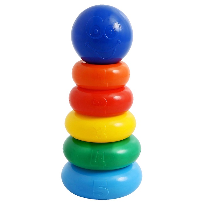 Пирамидка 5 колец с кругом 1182511