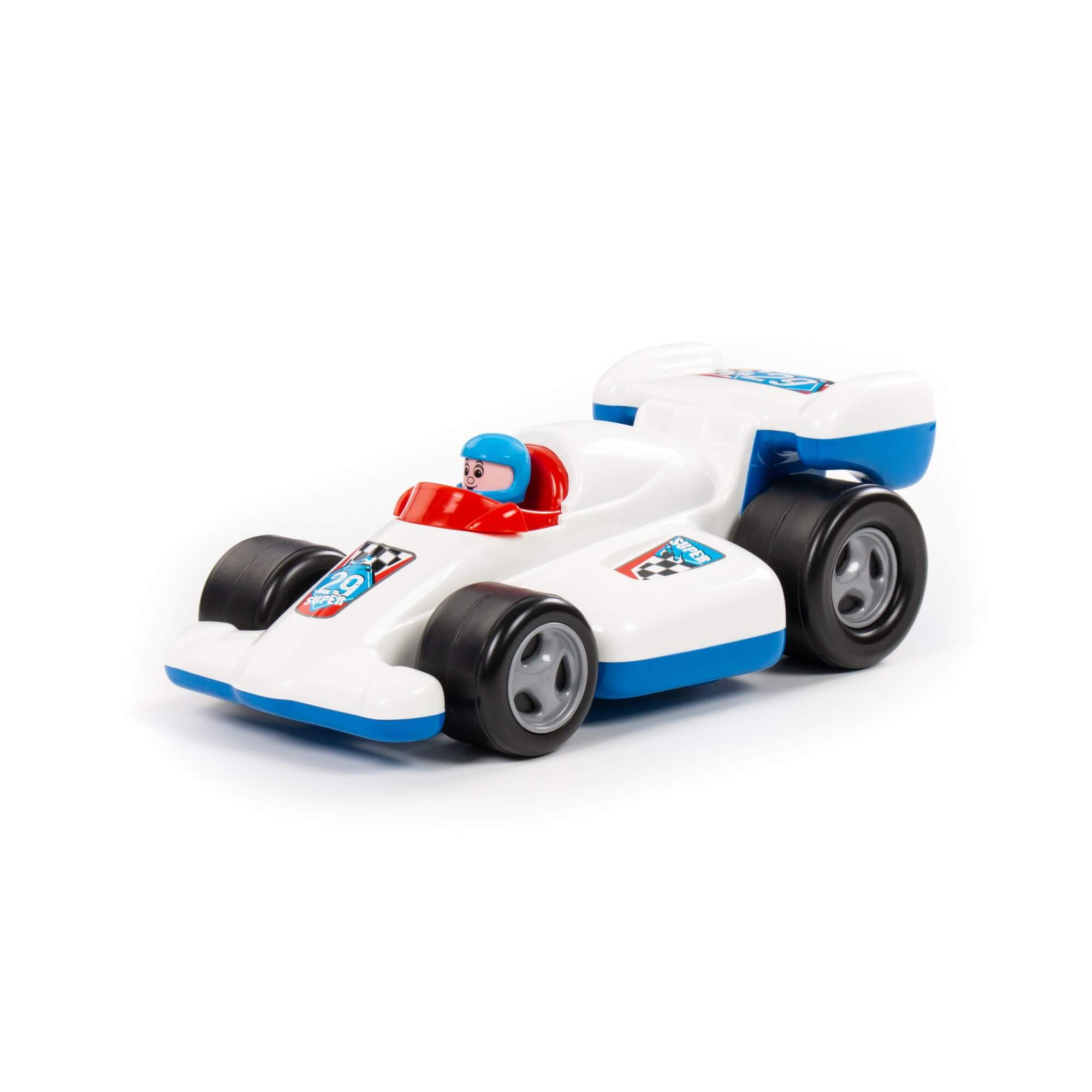 арт 10435, Автомобиль Формула гоночный с пилотом (в сеточке) (Вид 1)