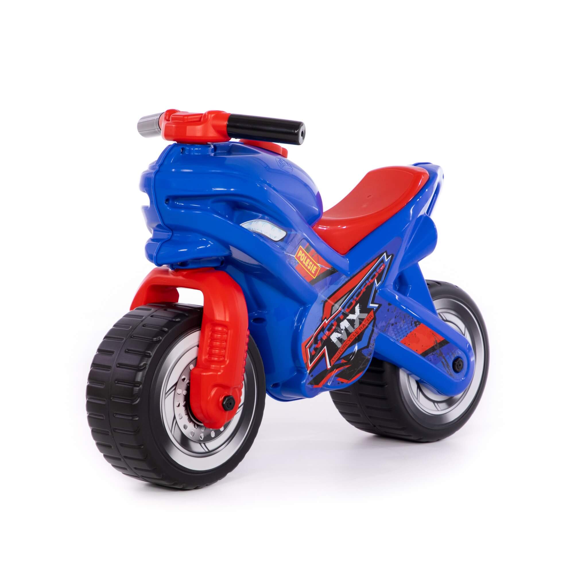арт 54309, Каталка-мотоцикл МХ (синяя)