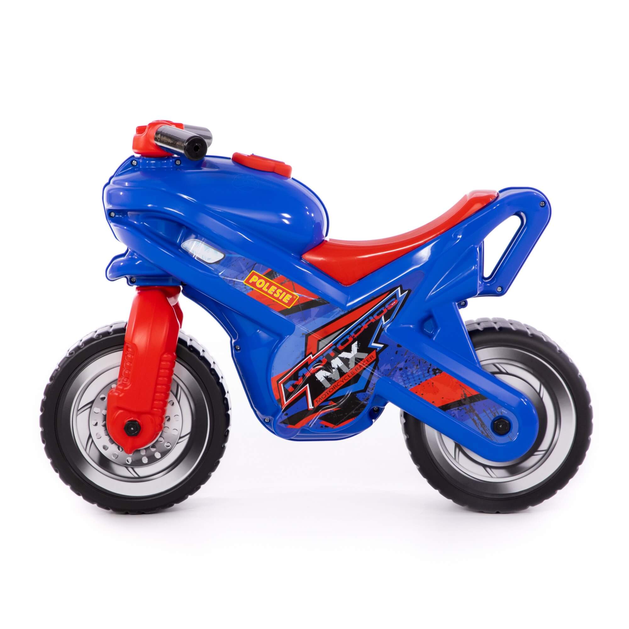 арт 54309, Каталка-мотоцикл МХ (синяя) (Вид 2)