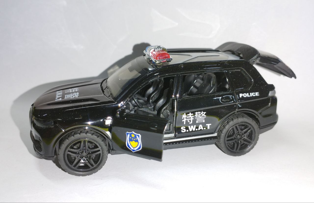 Моделька металл полиция и SWAT арт.3643B