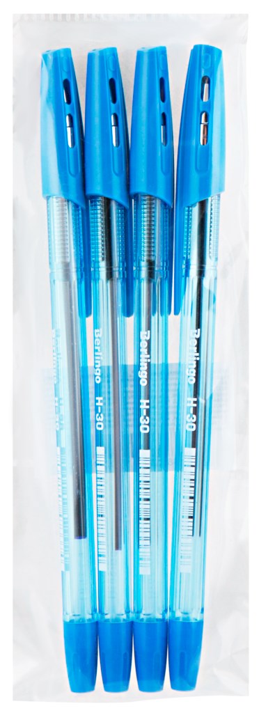 Ручка шарик синий 0,7мм H-30 KS2915 Berlingo (Вид 1)