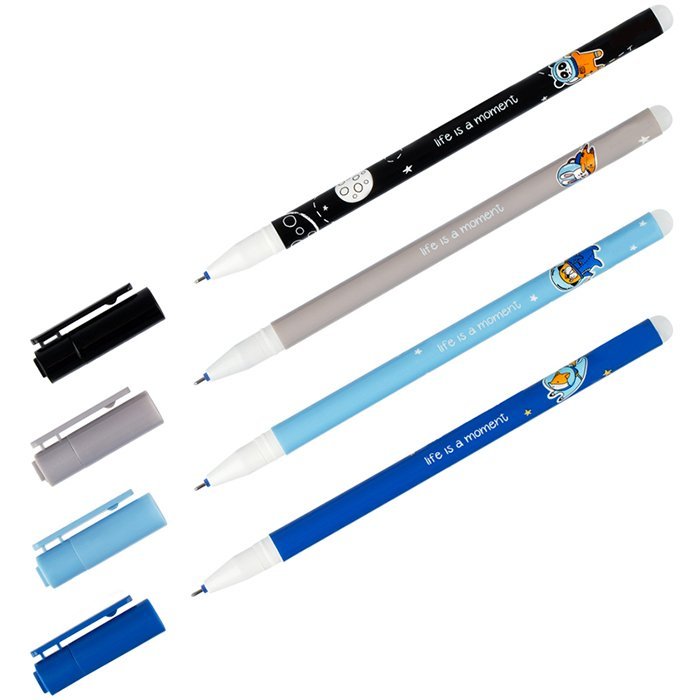 Ручка гелевая синий стираемая 0,5 мм. MESHU Space Adventure 314708 (Фото 1)
