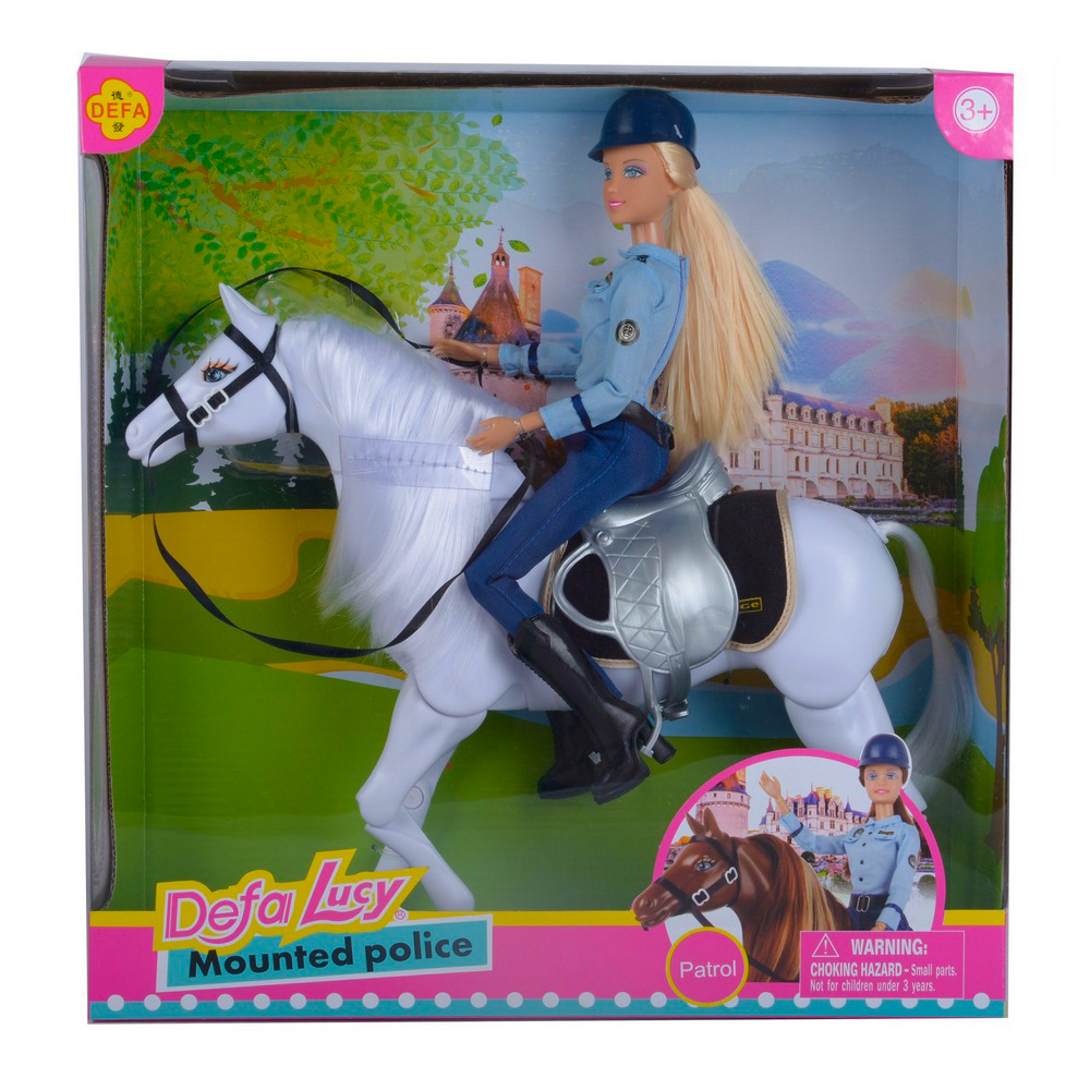 Кукла DEFA Lucy Леди с лошадкой (28,5 см, лошадь, аксесс., в ассорт.) (Вид 1)