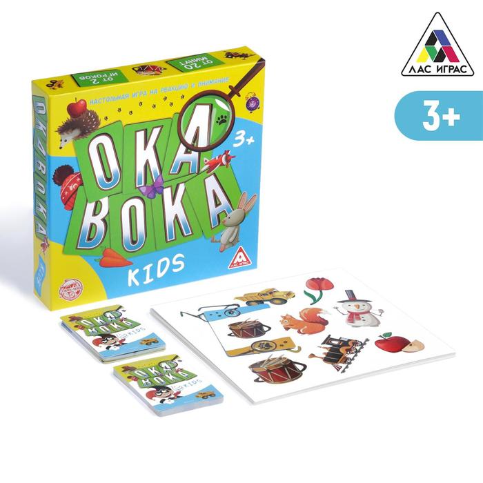 Настольная игра Окавока. Kids на реакцию и внимание, 3+ 2985182 (Вид 1)