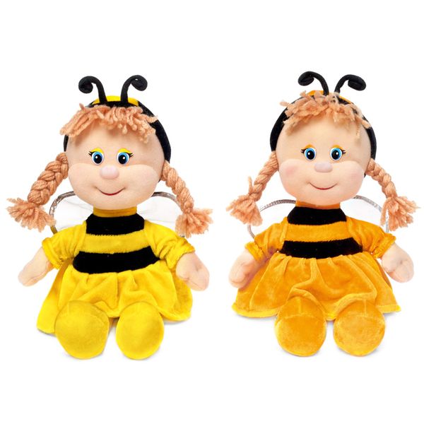 Кукла-пчелка малая муз. 21,5 см. (Лава)